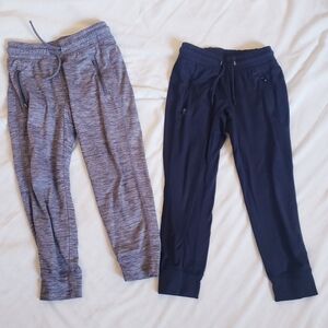 All in Motion Boys XS Heather Gray and Black Joggers